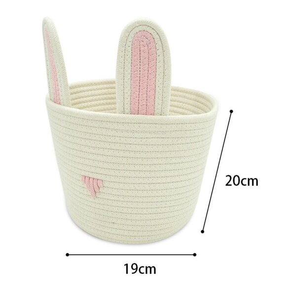 Closet Storage Rabbit Bins Desk Basket Organizer Baby Nursery1 Pack(Any colour) - Picture 2 of 7